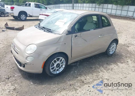 2012 Fiat 500 Pop z USA, uszkodzony, nr VIN 3C3CFFAR9CT112917